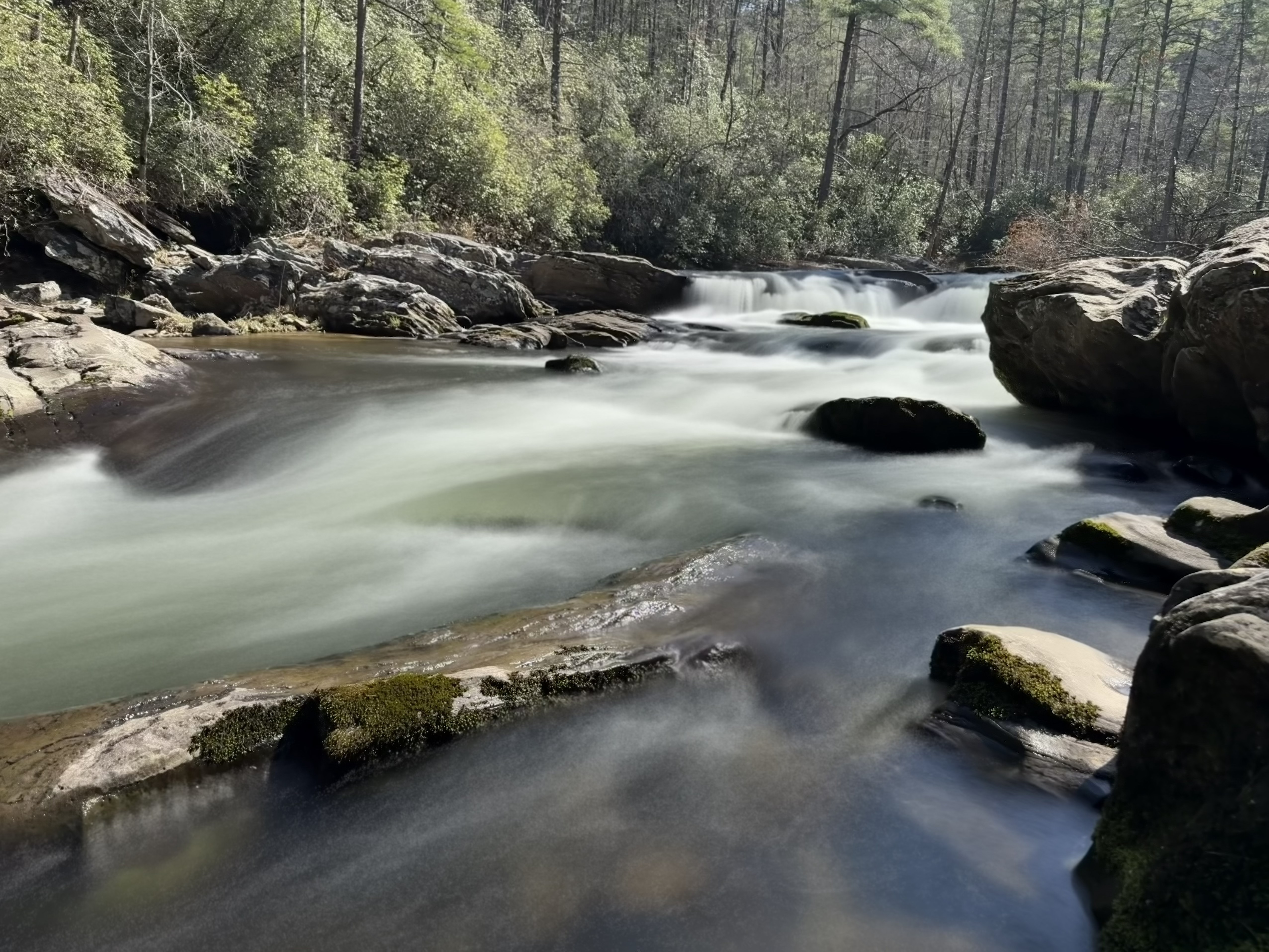 Tested long exposure times on the iPhone